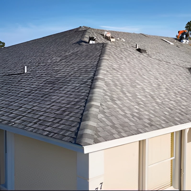 asphalt roof cleaning service